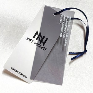 Xp-sıcak tasarım moda özel asılı kıyafet etiketi PVC salıncak etiketleri temizle plastik hangtag dize halat ile butik giysi için - Product Image 4