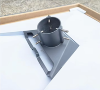 Support mural Starlink Gen 3, adaptateur de poteau, base réglable, robuste, résistant aux intempéries, antirouille, en alliage d'aluminium, accessoire