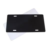Plaque d'immatriculation personnalisée 3D pour moto et voiture avec feuilles en plastique, couleur et logo personnalisés