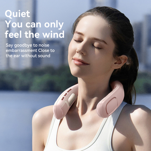 Miglior Ventilatore Portatile da Collo 4000 mAh Ricaricabile con Display Digitale, Mini Ventilatore Personale con Piastra <span class=keywords><strong>di</strong></span> Raffreddamento, Ventilatore Indossabile con Funzione <span class=keywords><strong>di</strong></span> Condizionamento - Product Image 6