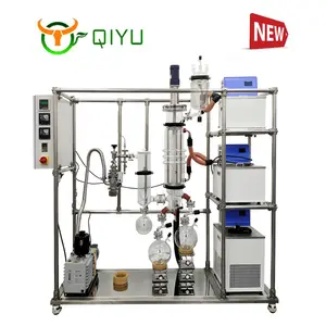 Fast Delivery Training Provided Customized Evaporation Systems High Vacuum Environment Glass Wiped Film Molecular Distillation