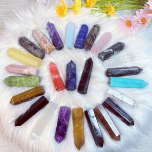 Cristal de guérison hexagonal à facettes de 6 mm, cristal de méditation, yoga, Reiki, cadeau de cristal pour la fête des mères - Product Image 6