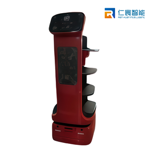 Nuevo Robot de Reparto Mars <span class=keywords><strong>para</strong></span> Servicio de Restaurante, Camarero Autónomo, Patrulla Autónoma, Bandeja Estable Multicapa, Carga Útil de 40 kg, 4 Capas, 4G/Láser/GPS - Product Image 1