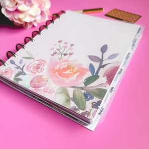 2026 Clear Planner Covers Binder Transparent Notebook Round Ring Binder Cover PP Cover Notebook - Product Image 2