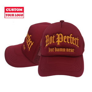 Casquettes de <span class=keywords><strong>sport</strong></span> en mousse noire de haute qualité avec logo 3D personnalisé, promotionnelles, non structurées, pour hommes, père, en vrac, casquettes de camionneur - Product Image 4