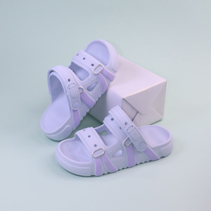 Sandales d'été pour enfants, semelle souple, antidérapantes, bout rond, chaussures unisexes pour bébés de 4 à 6 ans, pour la randonnée en plein air et sur la plage - Product Image 1