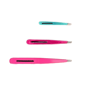 เครื่องมือดูแลคิ้วปลายเฉียงทำจากสแตนเลสสตีล - น้ำหนักเบา ทันสมัย สำหรับแต่งหน้า แบรนด์ส่วนตัว - Product Image 3