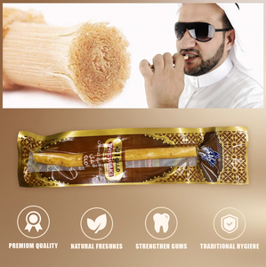 6-pack natuurlijke plantentanden miswak-sticks - vacuüm verpakt traditionele mondverzorging takjes met kruidnagelsmaak voor frisse adem - Product Image 6