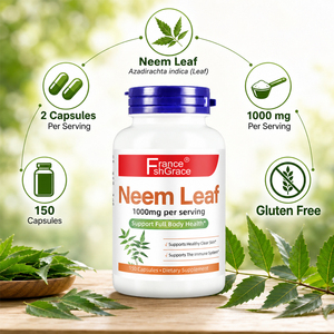 Capsules de feuilles de Neem Shecome de haute qualité, complément pour soutenir le système immunitaire des adultes, 150 capsules, complément de feuilles de Neem - Product Image 4