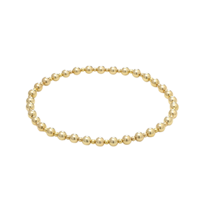 Pulsera Elástica de Lujo con Cuentas de Plata 925 Chapadas en Oro Premium para Mujer, Joyería de Moda, Regalos al por Mayor - Product Image 3