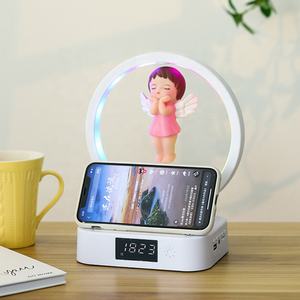 Lonvel-Altavoz de Audio PARA EL Hogar, Reloj <span class=keywords><strong>Despertador</strong></span> con Luz Rgb, Suspendido, Soporte para Teléfono de Escritorio, Cargador Inalámbrico, para Niña Bebé, para el Hogar, a la Moda, a la Moda - Product Image 6