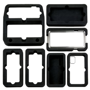 Inserts en mousse EVA noire personnalisés pour coques de protection, utilisés pour l'usinage CNC de l'acier inoxydable en série, services de moulage par injection, marque <span class=keywords><strong>DS</strong></span> - Product Image 1