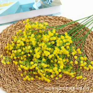 Ramo de Flores Secas Artificiales de Gardenia y Baby's Breath, Accesorios de Fotografía para Bodas y Exteriores, Decoración para el Hogar - Product Image 3