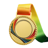 Médailles et trophées sportifs en alliage de zinc, impression UV, gravure personnalisée, médaille sur mesure