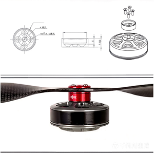12mm Round <b>Quick</b>-Release Prop Mount Multi-Axis Large Thread Ultra-Lightweight and Fast Universal Prop <b>Clamp</b> for - Product Image 3