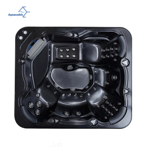 Jacuzzi Exterior <span class=keywords><strong>de</strong></span> Acrílico Aquacubic 2022 <span class=keywords><strong>Balboa</strong></span> para 4 Personas, Spa con Hidromasaje - Product Image 3