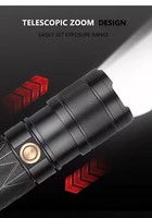 New1500m 30w XHP90 puissant LED intégré 3600MAh batterie type-c Rechargeable lampe de poche tactique haute puissance travail Flash lumière