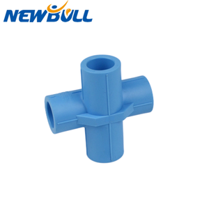 Nuevos productos Conector en T duradero de 4 vías Latón y plástico <span class=keywords><strong>PPR</strong></span> Conexión cruzada Suministro de agua Conexión de soldadura de tamaños 20mm 25mm - Product Image 4