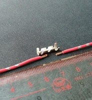Connecteurs rapides automobiles en cuivre plaqué or pour le câblage de la voiture Connecteurs bout à bout pressés à froid Bornes à sertir 0.5-1.5 12V