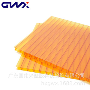 Gwx Polycarbonate Sunshade Panel 4mm Double Layer Transparent For Greenhouse Agricultural Shed Wedding Decoration - Product Image 1