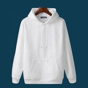 Wholesale Custom Logo Men's <b>Black</b> Long Sleeve Pullover Hoodie Fashionable Cotton <b>Fleece</b> Winter Embossed Printing OEM Zipper - Product Image 2
