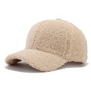 Nuovo <span class=keywords><strong>Cappello</strong></span> da Baseball in Cashmere d'Agnello Caldo per l'Autunno, <span class=keywords><strong>Cappello</strong></span> Invernale Parasole Tinta Unita per Donne e Ragazze, Berretto Snapback in Velluto <span class=keywords><strong>Teddy</strong></span>, <span class=keywords><strong>Cappello</strong></span> da Pesca Hip Hop - Product Image 4