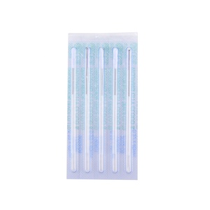 Usa e getta Medici Sterili Maniglia In Acciaio Inox Aghi Per Agopuntura Con Il Tubo di Guida - Product Image 1