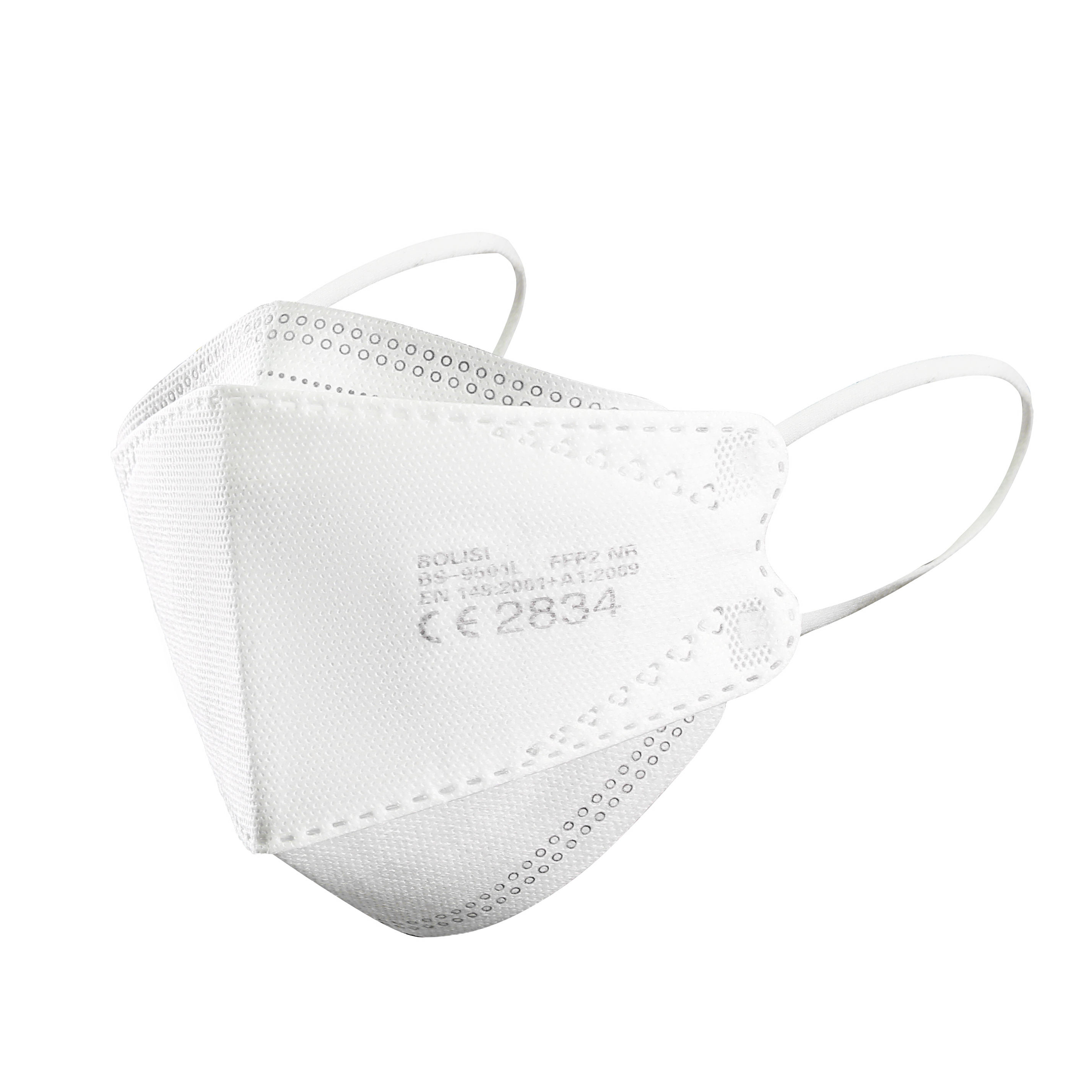 BOLISI CE2834 FFP2 9501L DISPOSABLE FOLD MASK KN95