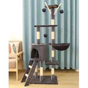 Gros <span class=keywords><strong>grand</strong></span> <span class=keywords><strong>arbre</strong></span> à <span class=keywords><strong>chat</strong></span> à plusieurs niveaux de meubles de maison en provenance de Chine fabriqué en panneau de particules pour <span class=keywords><strong>chat</strong></span> à gratter - Product Image 5