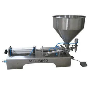 Semi-automatic juice, milk piston liquid, paste filling machine