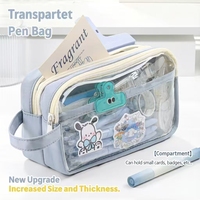 Boîtes de rangement pour papeterie en gros - Logo personnalisé de haute qualité, trousse à crayons zippée grande capacité pour les écoles et les bureaux