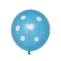 Vente en gros de ballons gonflables en latex à pois de 12 pouces Globos pour enfants décorations de remise de diplômes et d'anniversaire de mariage