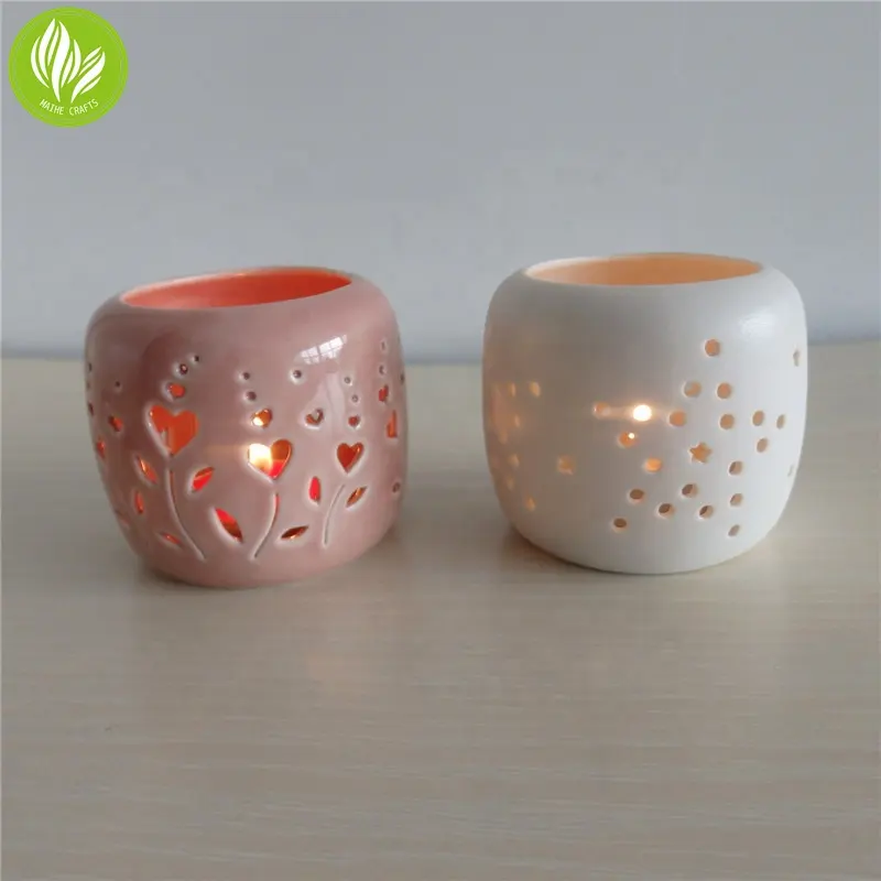 Portacandele Tealight in ceramica portacandele