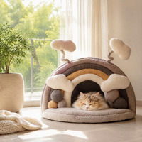 Canapé-lit orthopédique de luxe pour chiens et chats, moderne, rectangulaire, avec coussin confortable