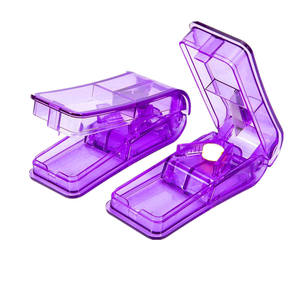 Mini boîte à pilules portable et coupe-pilules, étui de rangement pour médicaments, boîte à pilules - Product Image 2