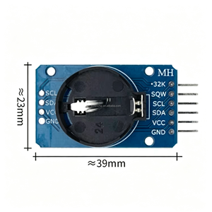 Módulo de Reloj de Precisión DS3231 AT24C32 IIC, Módulo de Memoria DS3231SN/DS3231M, Memoria en Tiempo Real de 3.3V/5V - Product Image 3