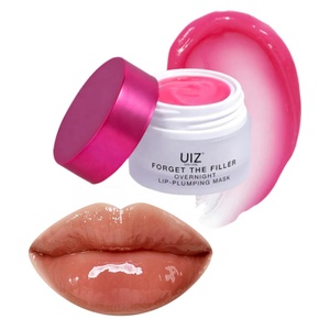 Cuidado de los labios Máscara para dormir Etiqueta privada Ácido hialurónico Mini Hidratante orgánico Antichapped Máscara de labios Bálsamo Crema - Product Image 1