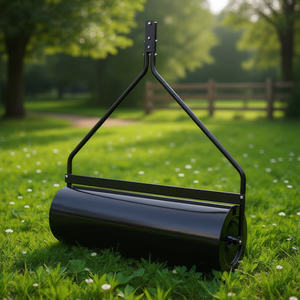 Aireador manual para césped de 40 pulgadas de ancho, de hierro duradero negro, para tractores de jardín y cuidado del césped - Product Image 2