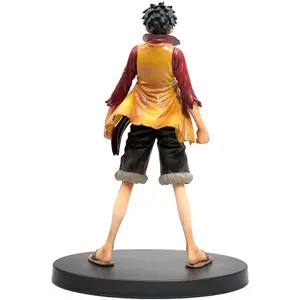 Custom Make Brinquedos Personagem do Filme Japonês OP Luffy Display Action Figure Anime Pvc Action Figure