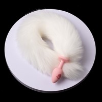 Großhandel Katzenpfoten-Schwanz Anal-Plug aus Kunstfell, Verführerischer Cosplay-Analstöpsel für Frauen, Wasserdichtes, Umweltfreundliches Silikon-Sexspielzeug für Erwachsene