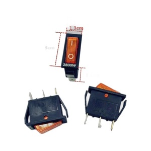 KCD8-211N สวิตช์เตาไฟฟ้า 2800W 3 ซม. x 1.3 ซม. พร้อมไฟแสดงสถานะ ใช้ในครัวเรือน - Product Image 1