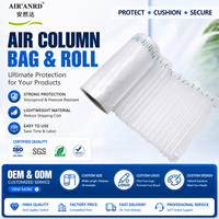 Film protecteur gonflable à colonnes d'air pour emballage, rembourrage antichoc, résistant à la pression, pochette pour envoi express