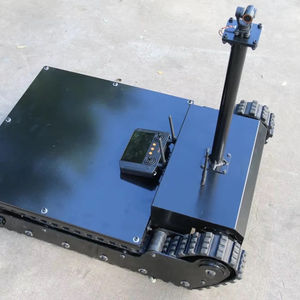 Vente en gros E-power 600kg 45 km/h Plate-forme plate électrique complète ATV Véhicule à chenilles Châssis de robot Construction de chenilles en caoutchouc - Product Image 1