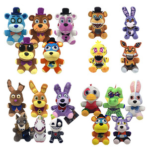 HY Venta al por Mayor Nuevo Peluche de Freddy Bear de 25 cm de <span class=keywords><strong>Fnaf</strong></span> Nightmare Freddy Bear Foxy Springtrap <span class=keywords><strong>Bonnie</strong></span> Juguetes de Peluche de Freddy Toy Muñeco de Peluche Suave - Product Image 4