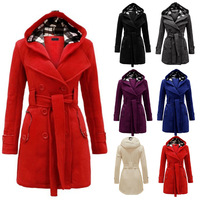 Manteau d'hiver chaud en laine à capuche pour femmes grande taille personnalisé, veste longue en fausse fourrure de vison tissée, nouveau manteau