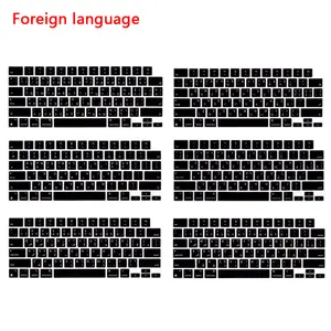 Benutzer definierte Sprache Tastatur abdeckungen Silikon Arabisch Tastatur schutz Für MacBook Pro 14,2 16,2 Zoll A2442 A2485 Tastatur abdeckung