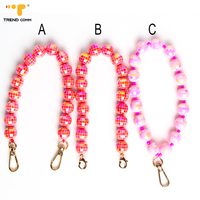 Tali Gantungan Ponsel Rantai Lanyard Akrilik Mutiara Multi Warna Aurora Disco Ball 32cm Custom 2026 untuk iPhone 16 Pro Max