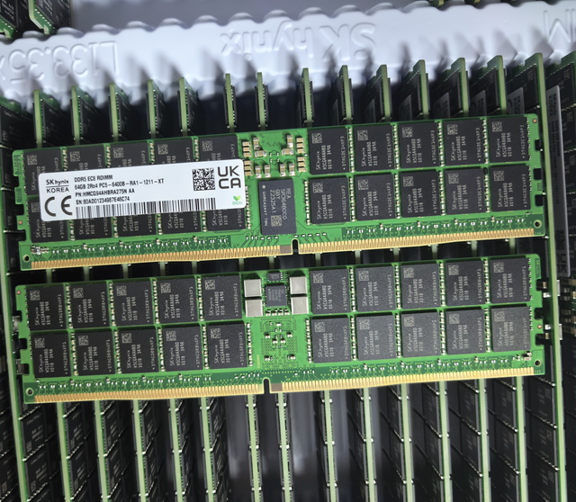 In Stock Wholesale DDR5 Server Memory Rams DDR5 64G 2R4 6400Mhz ECC RDIMM Memoria Module for Server Ram HMCG94AHBRA487N
