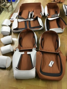 Housses de siège révisées pour <span class=keywords><strong>Mercedes</strong></span>-Benz AMG G55, qualité de luxe, cuir, ensemble de housses de siège de <span class=keywords><strong>voiture</strong></span>, accessoire intérieur confortable - Product Image 2