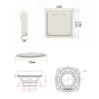 Chargeur sans fil bluetooth pour maison connectée, accessoires audio, table de conférence, chargement sans fil, caché, bluetooth, 10 pièces